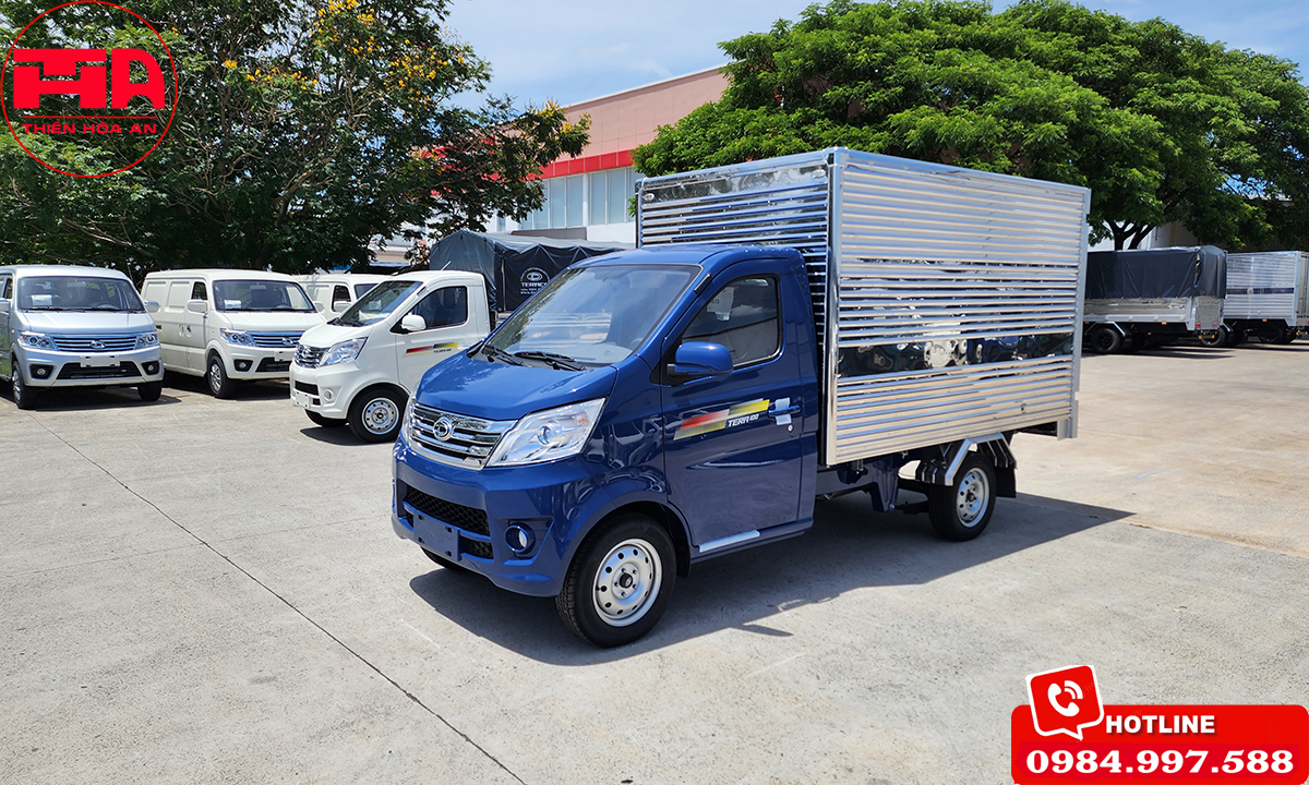 báo giá Xe tải tera 100 thùng kín inox