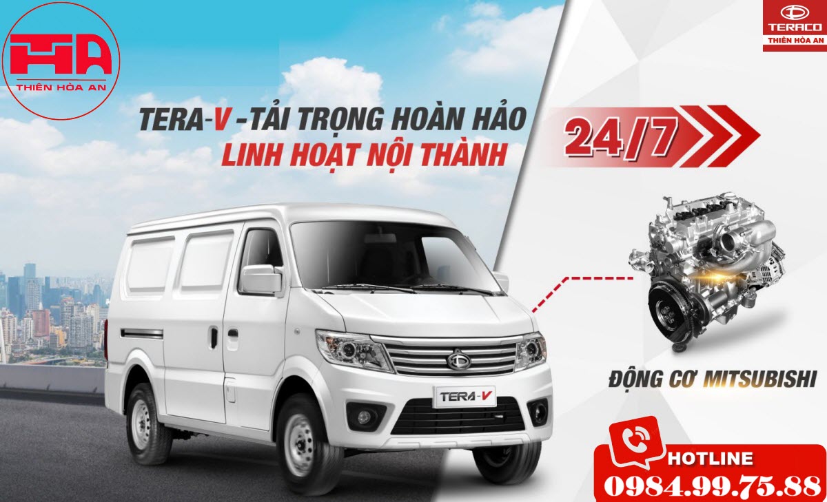Giá xe tải van Tera V