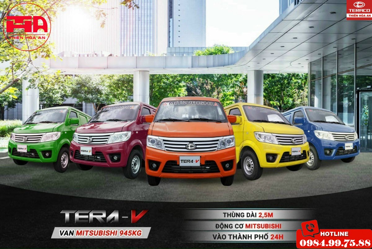 Giá xe tải Van Tera V 5 Chỗ
