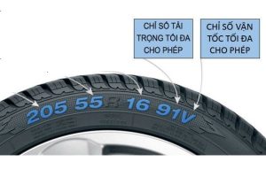 chỉ số tải trọng lốp xe ô tô
