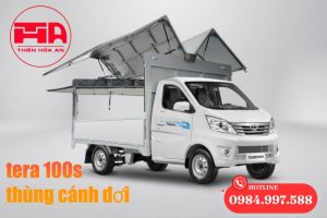 giá xe tải tera 100s thùng cánh dơi