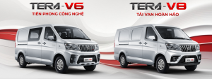 so sánh giữa xe tải van tera v6 và v8